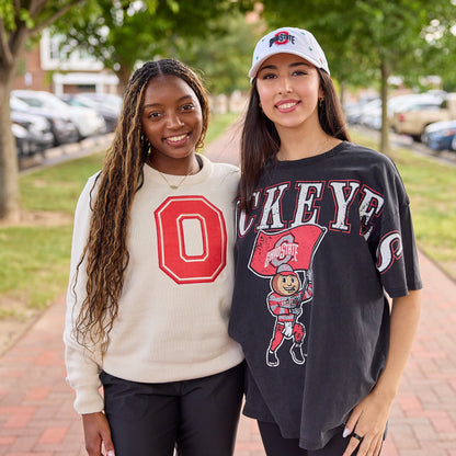 Ohio State Buckeyes Block O Applique Sweater
