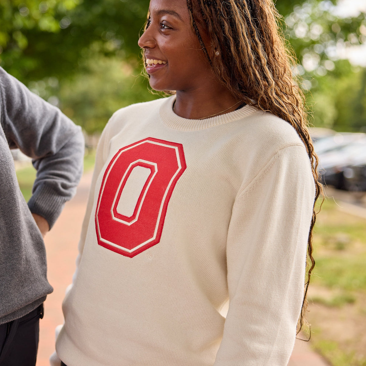 Ohio State Buckeyes Block O Applique Sweater
