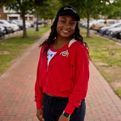 Ladies Ohio State Ponyflo Bling Script Hat