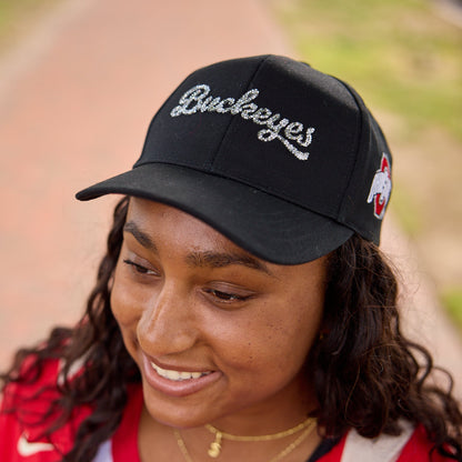 Ladies Ohio State Ponyflo Bling Script Hat