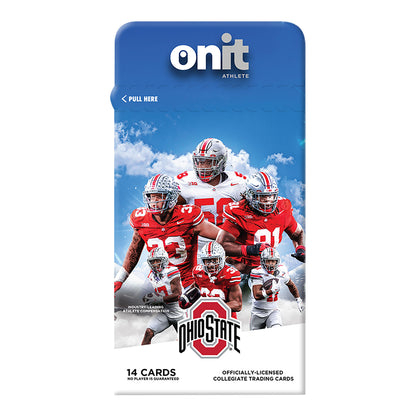 Ohio State Buckeyes 2024-2025 Football NIL Trading Card Pack - Front View