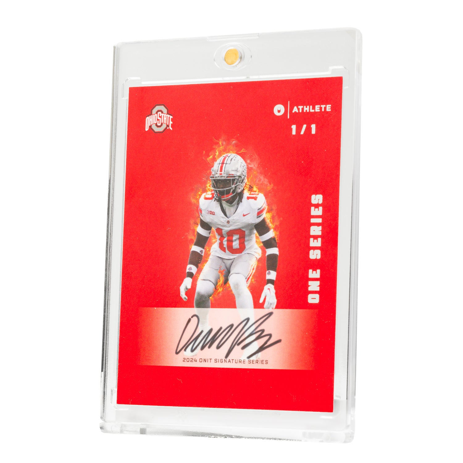 Ohio State Buckeyes 2024-2025 Football NIL Trading Card Pack - Denzel Burke Autograph View