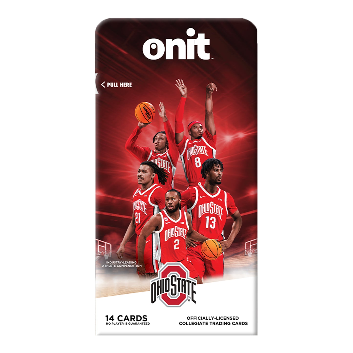 Ohio State Buckeyes 2024-2025 Men's Basketball NIL Trading Card Pack - Front View