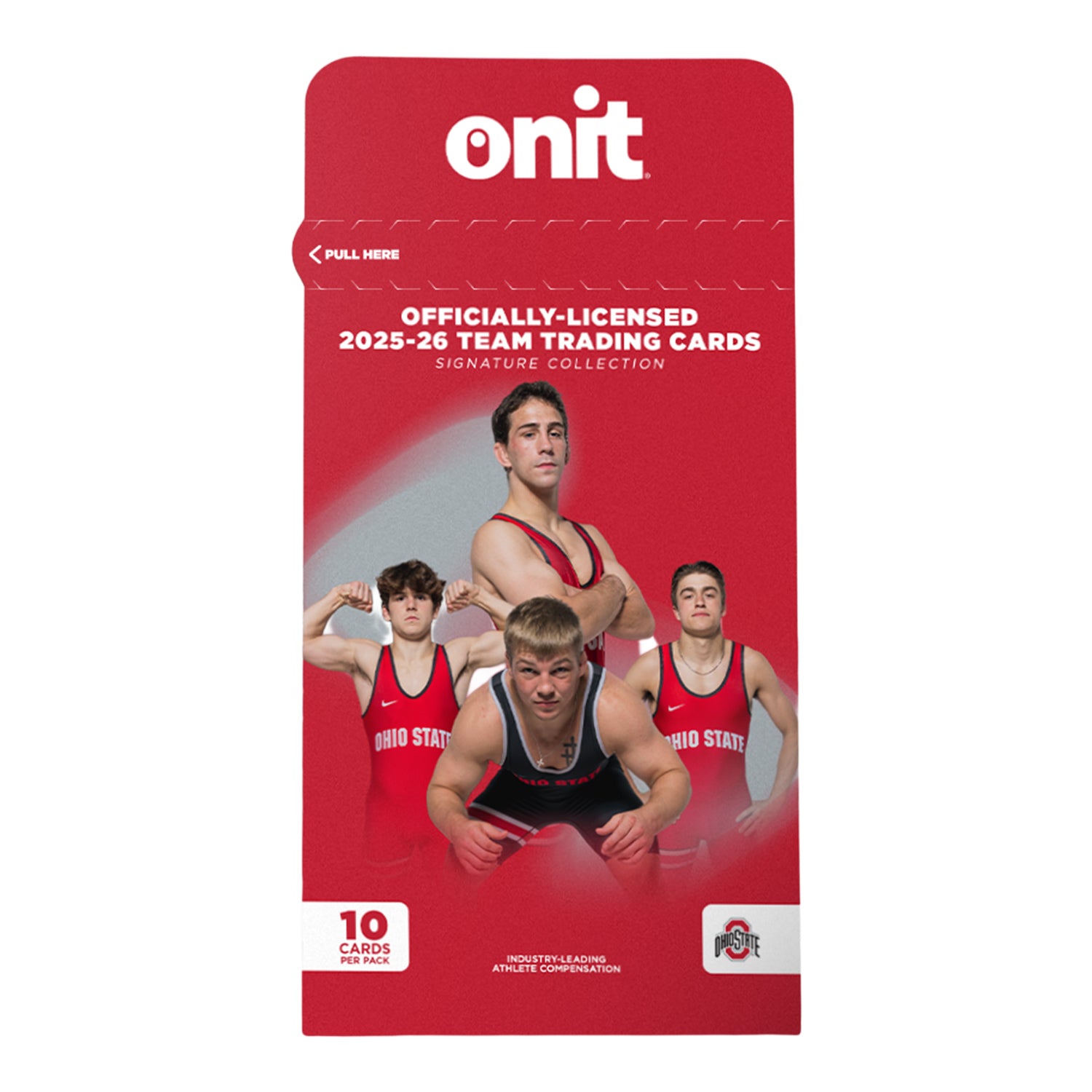 ONIT Ohio State Buckeyes Wrestling 2025-2026 NIL Trading Card Single Pack - Front View