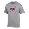 Ohio State Buckeyes Volleyball Team Roster Tee - In Gray - Front View