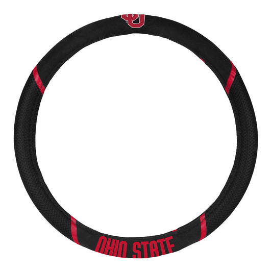 Ohio State Buckeyes Steering Wheel Cover - Full View