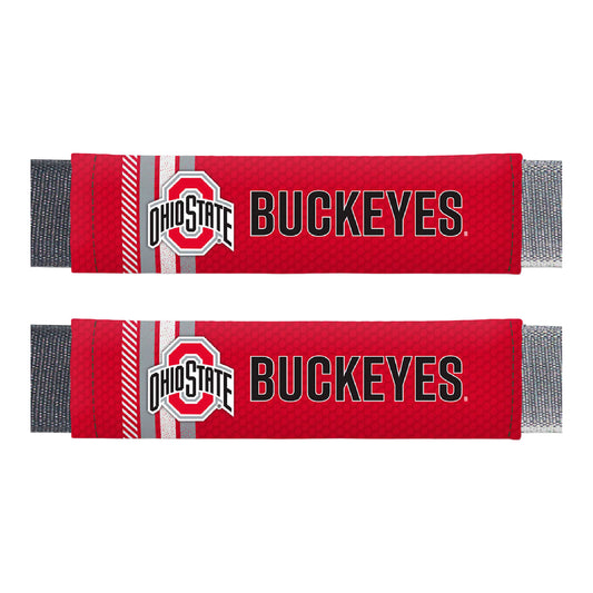 Ohio State Buckeyes Rally Seatbelt Pad Pair - Front