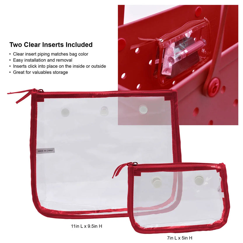 Ohio State Buckeyes Large Bogg Bag - Inside View