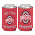 Ohio State Buckeyes Primary Heathered Coozie - In Scarlet - Main View