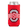 Ohio State Buckeyes 2-Sided Tall Coozie - In Scarlet - Back View