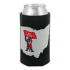 Ohio State Buckeyes 2-Sided Tall Coozie - In Black - Front View