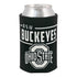 Ohio State Buckeyes Blackout Coozie - In Black - Front View