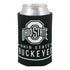 Ohio State Buckeyes Blackout Coozie - In Black - Back View