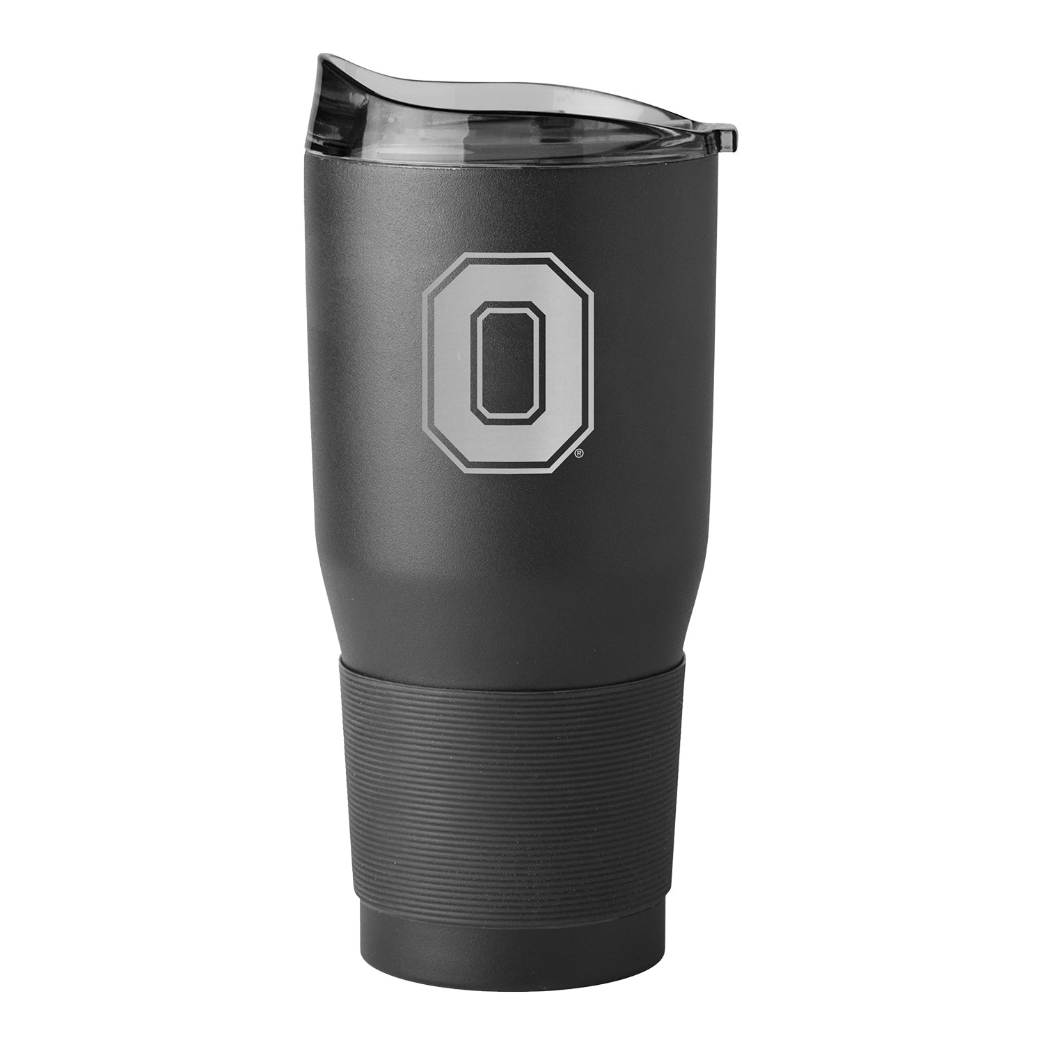 Ohio State Buckeyes Etched 30oz Black Tumbler - Main View