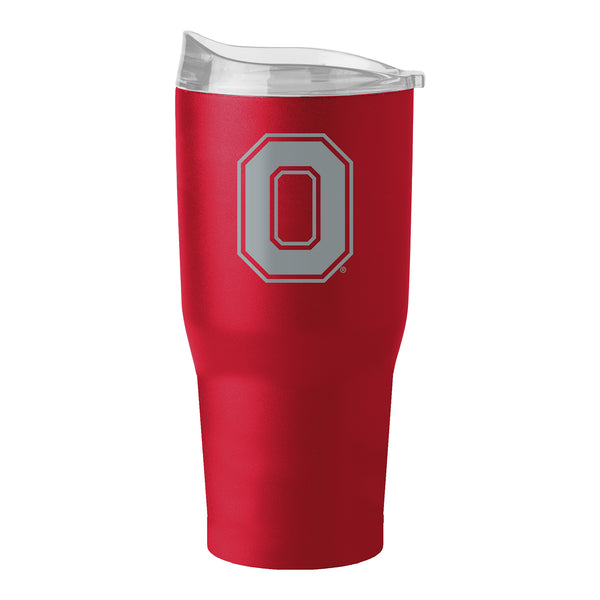 Ohio State Buckeyes Etched 30oz Scarlet Tumbler - Main View