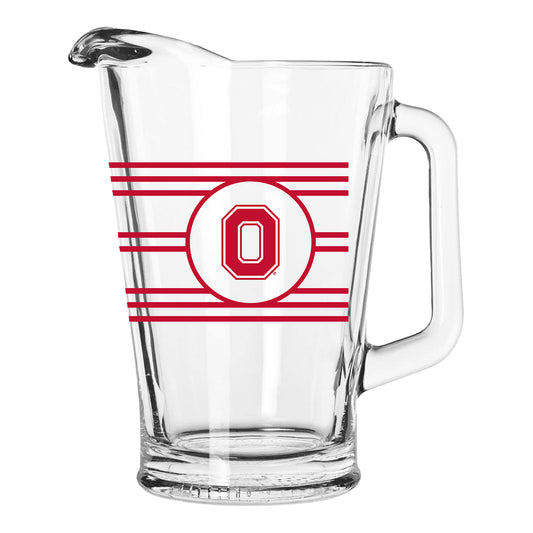 Ohio State Buckeyes Glass Pitcher - Main View