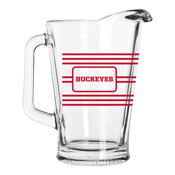 Ohio State Buckeyes Glass Pitcher - Alternate Main View
