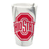 Ohio State Buckeyes 16 oz Silicone Marble Pint Glass - In White - Front View