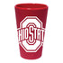Ohio State Buckeyes 16 oz Silicone Scarlet Pint Glass - In Scarlet - Front View