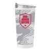 Ohio State Buckeyes Our Honor Defend 20oz White Tumbler - Front View