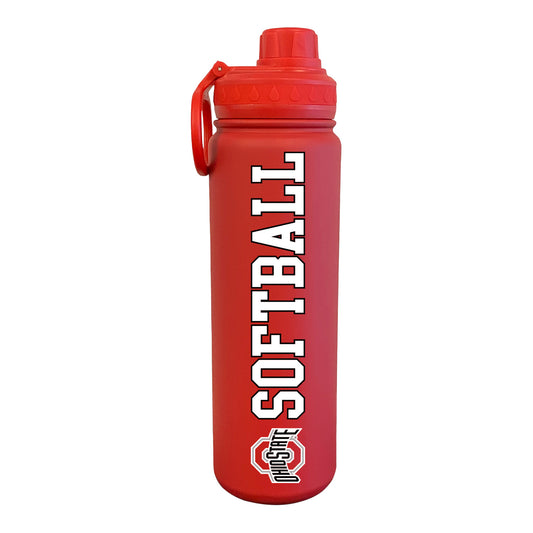 Ohio State Buckeyes 26oz Stainless Steel Softball Bottle - Main View