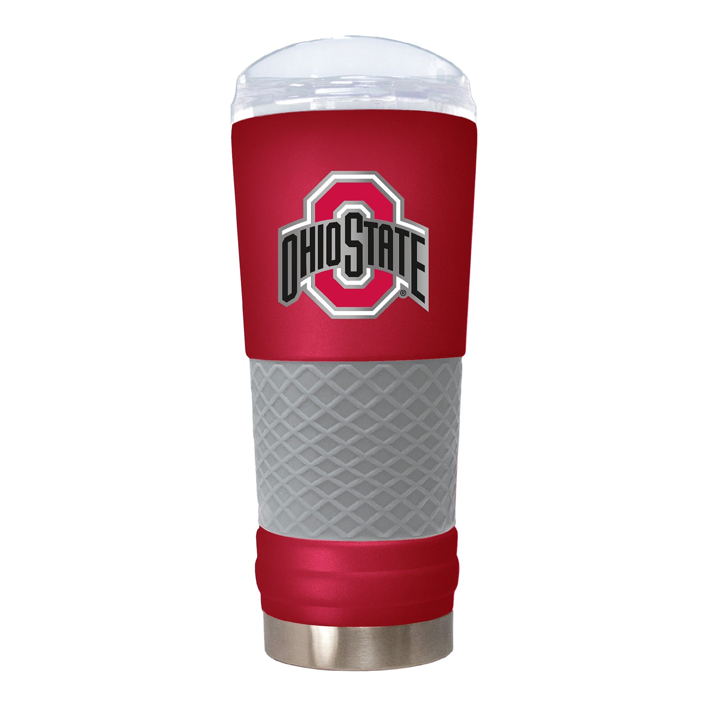 Ohio State Buckeyes 24oz Scarlet Draft Tumbler - In Scarlet - Front View