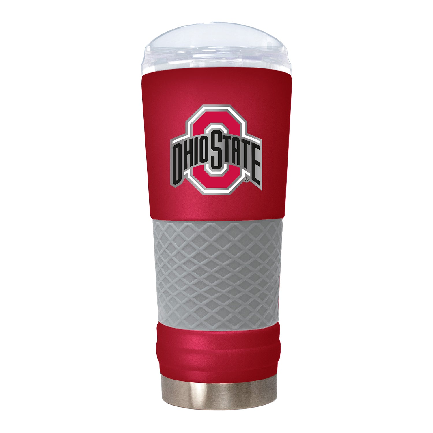 Ohio State Buckeyes 24oz Scarlet Draft Tumbler - In Scarlet - Front View