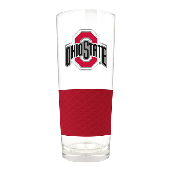 Ohio State Buckeyes 22oz Score Pint Glass - In Scarlet - Front View