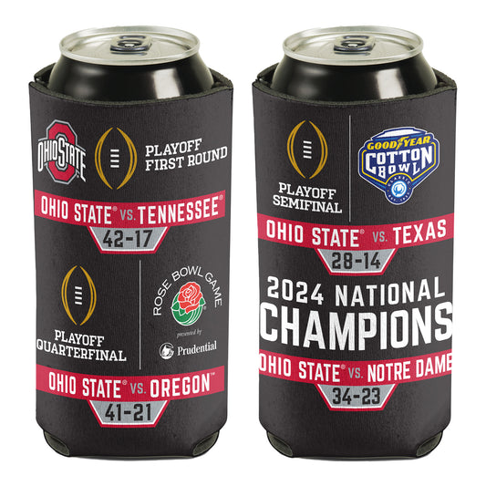 Ohio State Buckeyes National Champions Bracket 16 oz Coozie