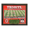 Ohio State Buckeyes TBDBITL Framed Collage with a Piece of Authentic Ohio Stadium Turf