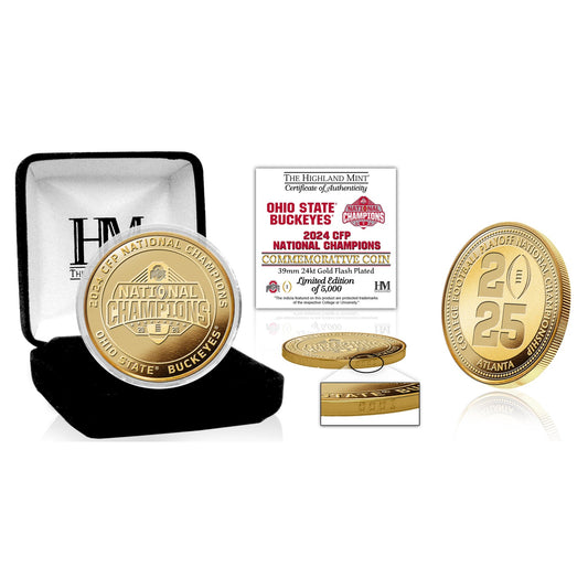 Ohio State Buckeyes 2025 CFP National Champions Gold Coin