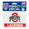 Ohio State Lacrosse 4" x 5" Decal