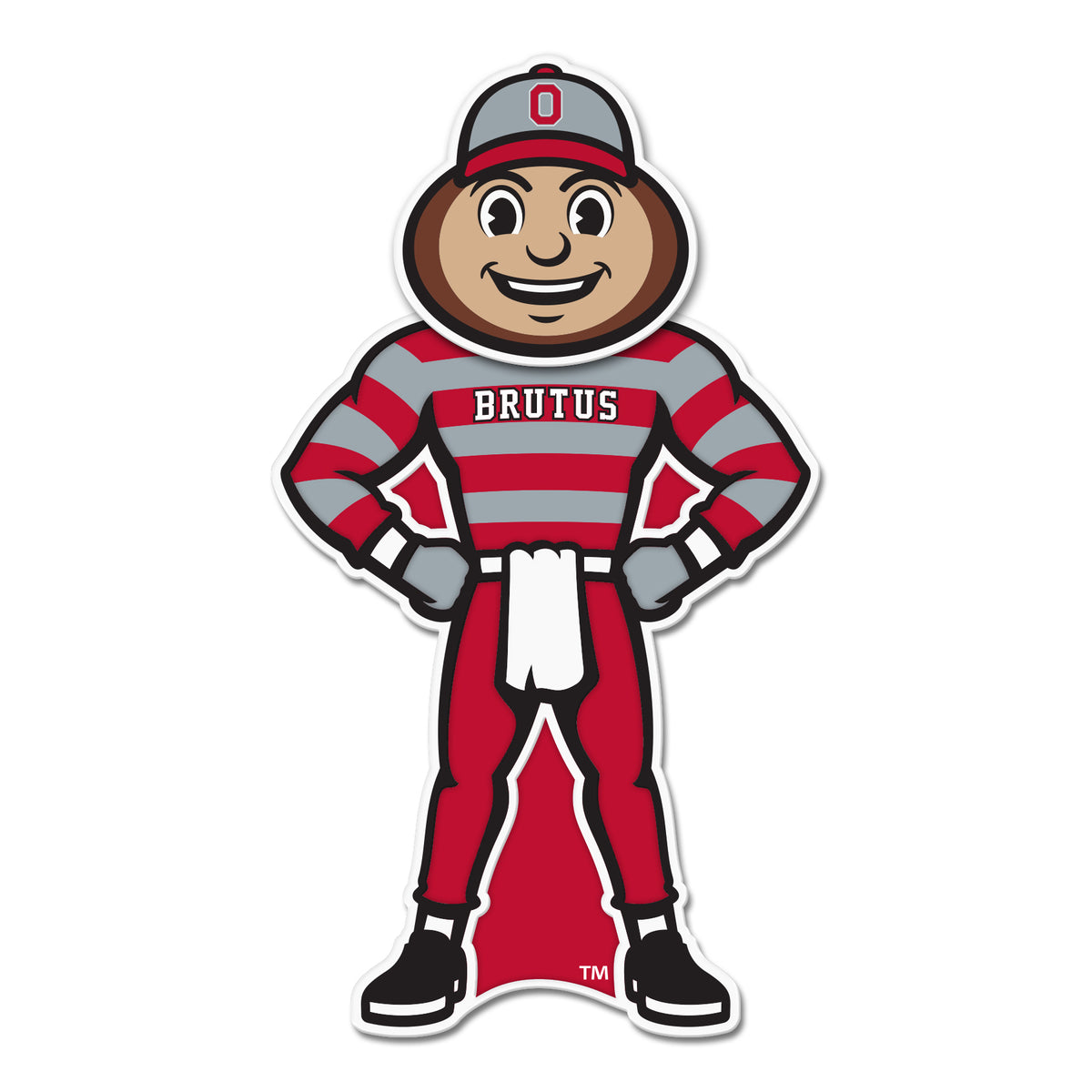 Ohio State Buckeyes Brutus Bobblehead Hatpin - Front View