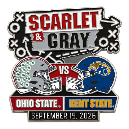 Ohio State Buckeyes vs Kent State 2026 Hatpin - Front