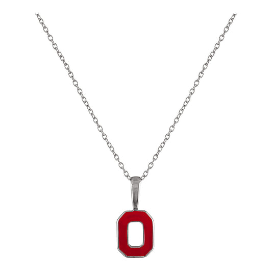 Ohio State Block O Scarlet Necklace - Main View