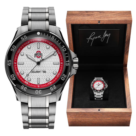 Ohio State Buckeyes 2024 National Champions Ryan Day Box Set - ARGOS - Front View With Box