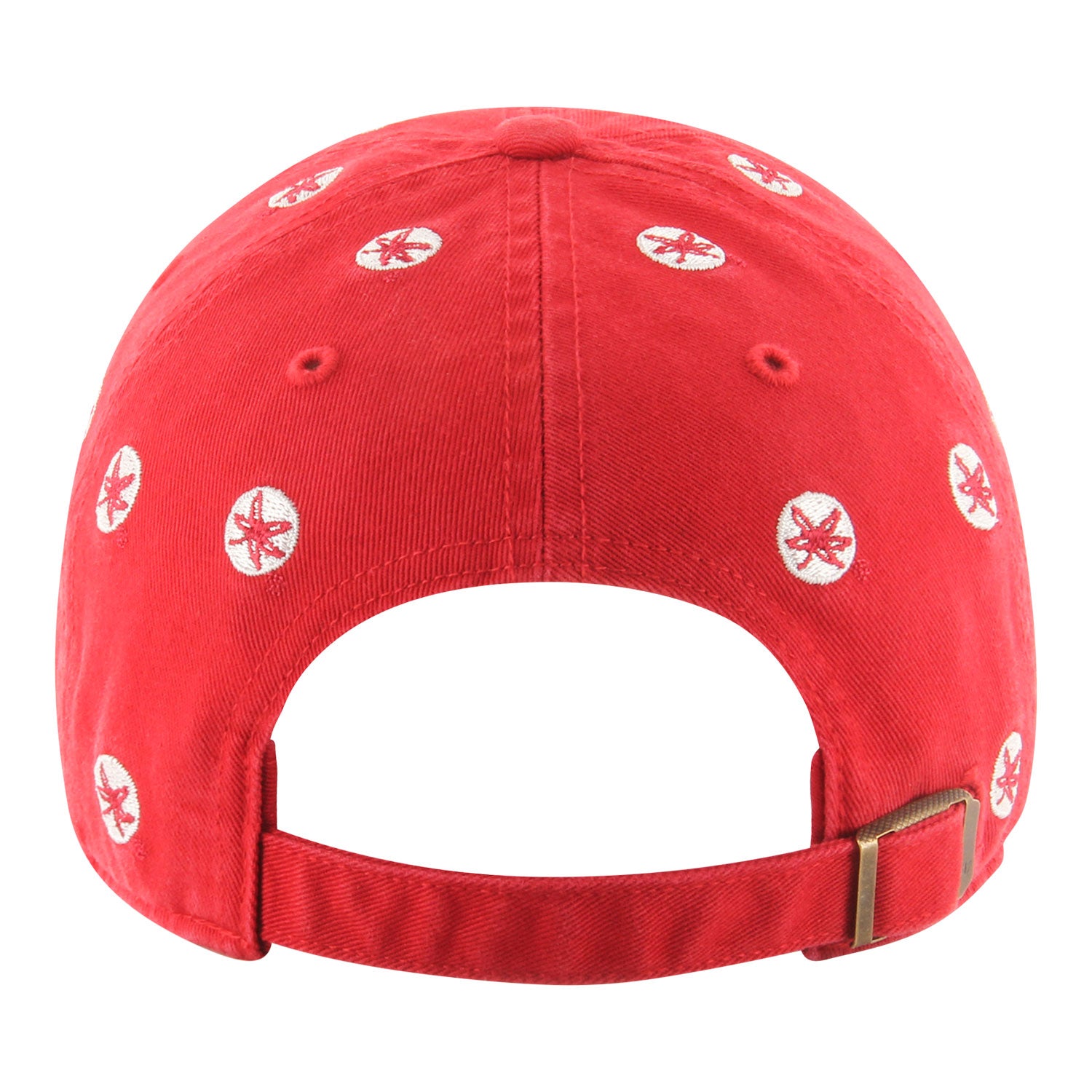 Ladies Ohio State Buckeyes Confetti Clean Up Adjustable Hat - Back View