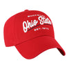 Ladies Ohio State Buckeyes Sidney Scarlet Adjustable Hat - In Scarlet - Right View