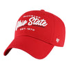 Ladies Ohio State Buckeyes Sidney Scarlet Adjustable Hat - In Scarlet - Left View