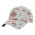 Ladies Ohio State Buckeyes Bouquet Gray Adjustable Hat - In Gray - Angled Left View