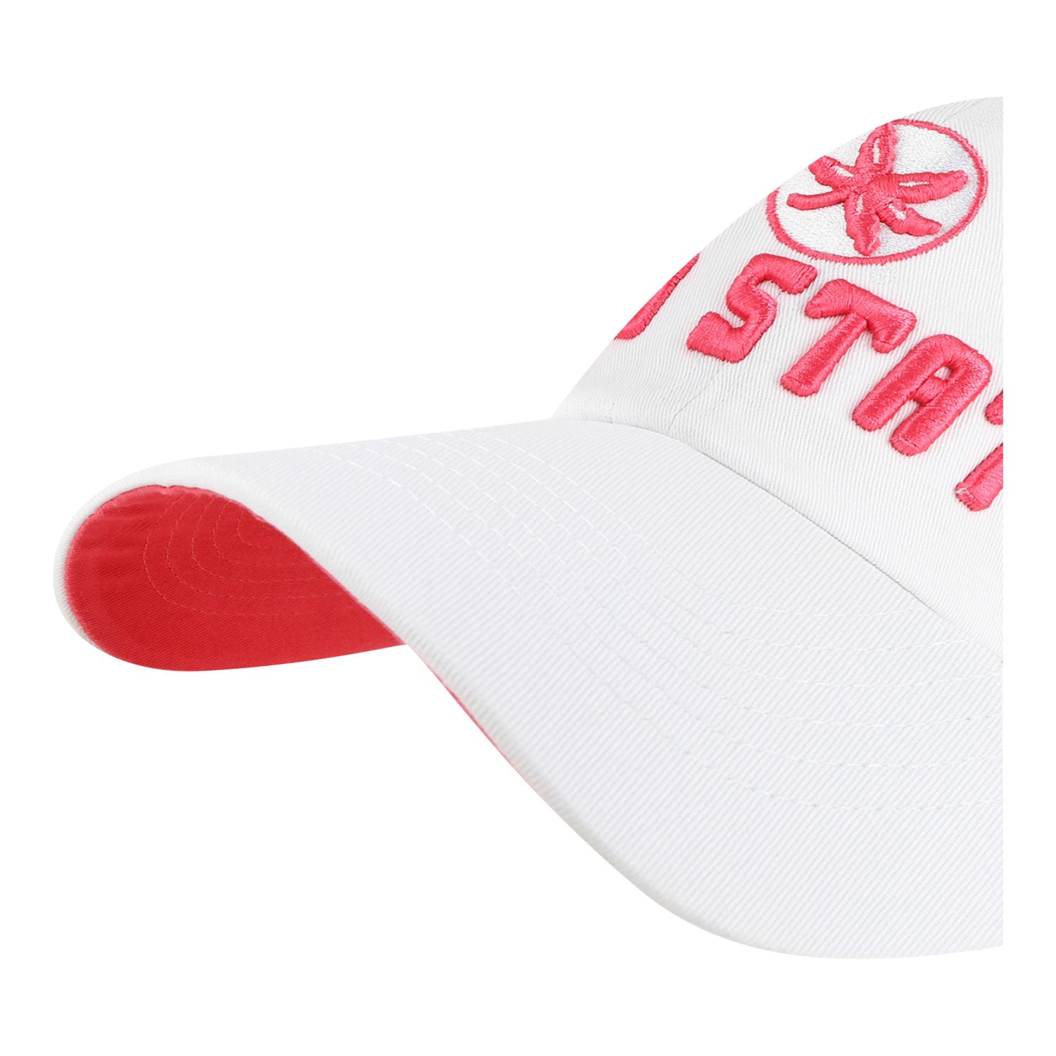 Ladies Ohio State Buckeyes Luminance Cleanup Adjustable Hat - Visor View