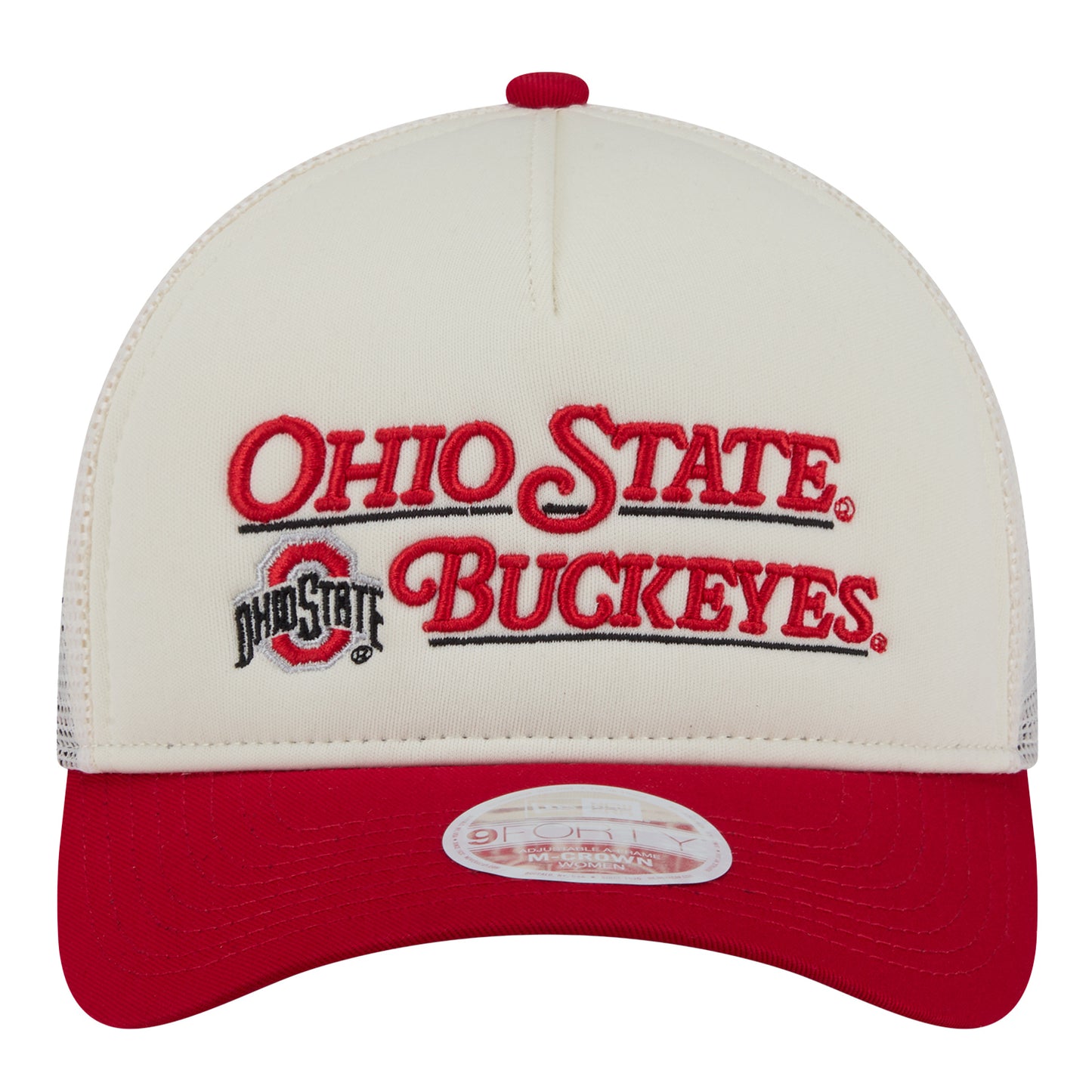 Ladies Ohio State Buckeyes New Era Retro 940MC - Front View