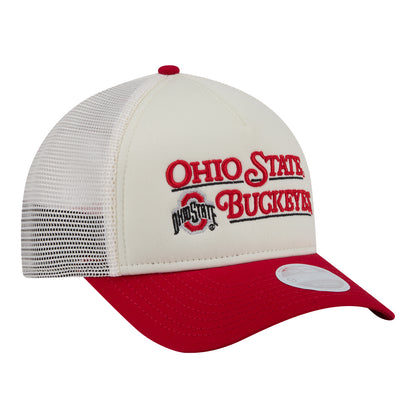 Ladies Ohio State Buckeyes New Era Retro 940MC - Angled Front Right View