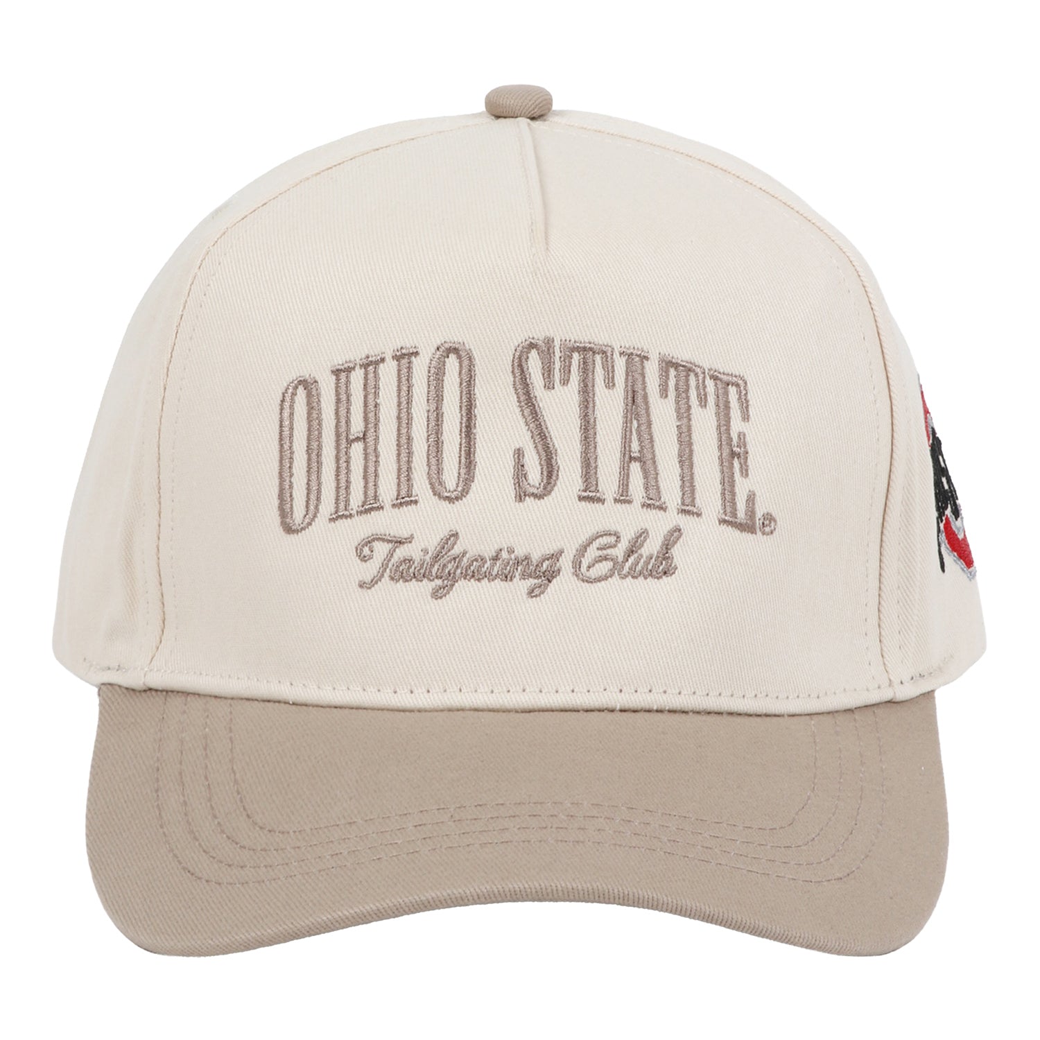 Ladies Ohio State Ponyflo Tonal Tailgating Hat - Front