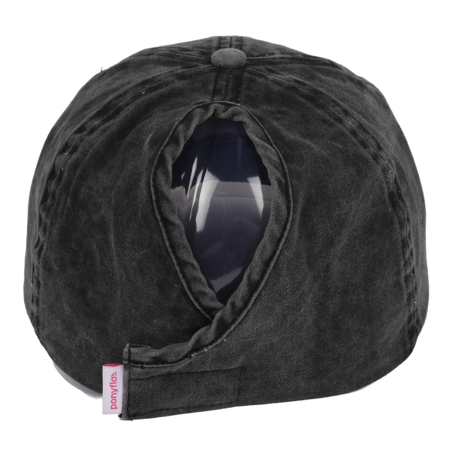 Ladies Ohio State Buckeyes Ponyflo Washed MOM Hat - Back