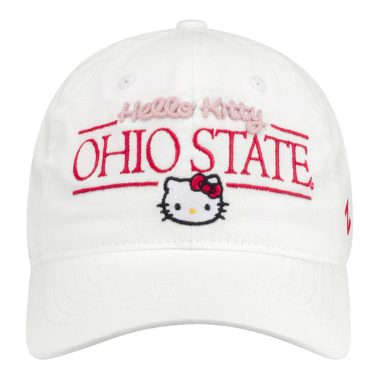 Ladies Ohio State Buckeyes Hello Kitty Hat - Front View