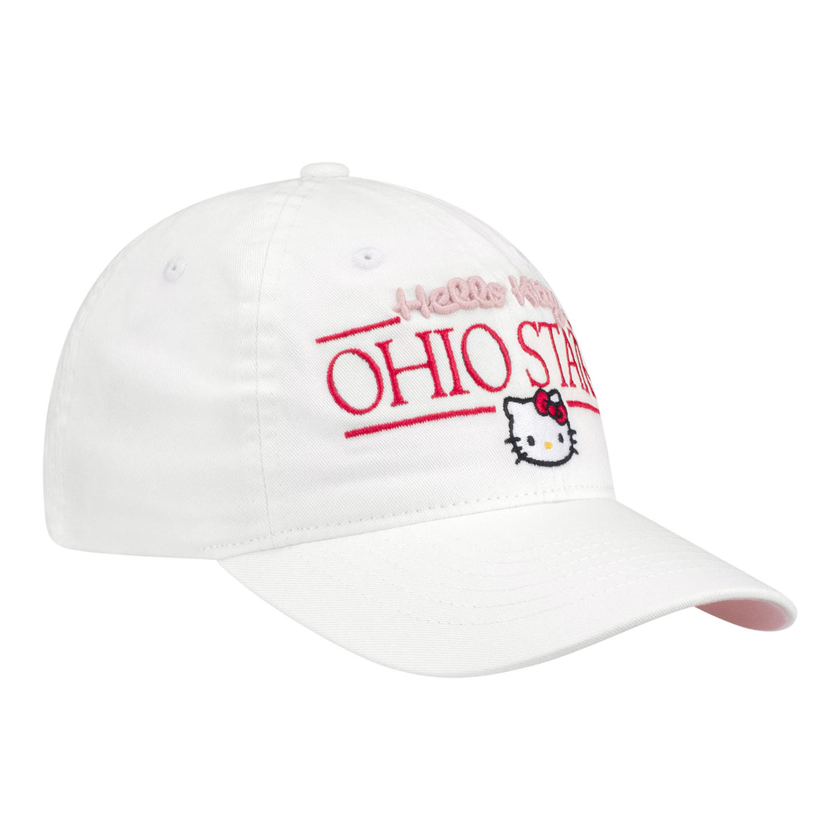 Ladies Ohio State Buckeyes Hello Kitty Hat - Front Right View