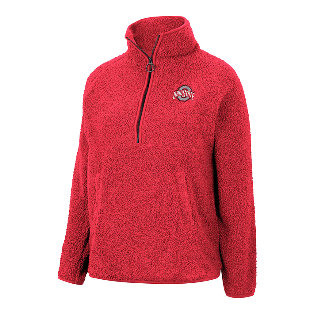 Ladies Ohio State Buckeyes Winter Wonderland 1/4 Zip Jacket | Shop OSU ...