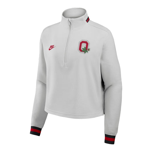 Women's Ohio State Buckeyes Legacy Half Zip Jacket - Front