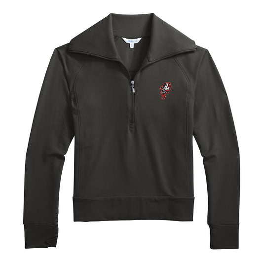 Ladies Ohio State Buckeyes Johnnie-O Eliza 1/2-Zip Jacket - Front View